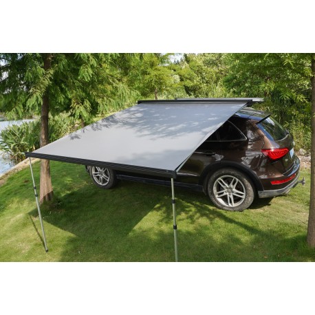 Toldo INVICTA 2.5m. Carcasa Aluminio Negro. Leinwand